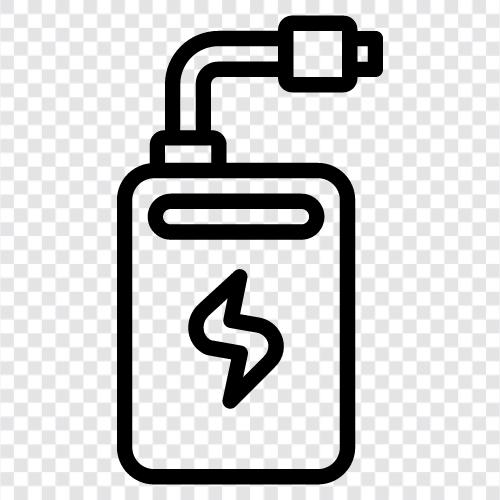 charger, phone charger, portable charger, rechargeable battery icon svg