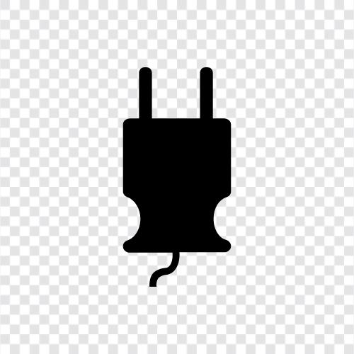 Зарядка, USB, кабельный плуг, плуг Значок svg