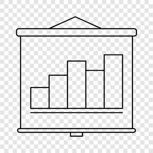 Diagramme, Grafiken, Datenvisualisierung, Datenanalyse symbol