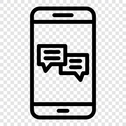 chat, messaging, messaging app, chat app symbol