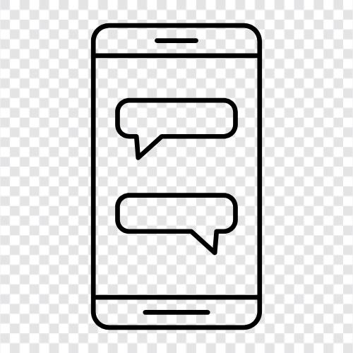 chat, messaging, phone, texting icon svg