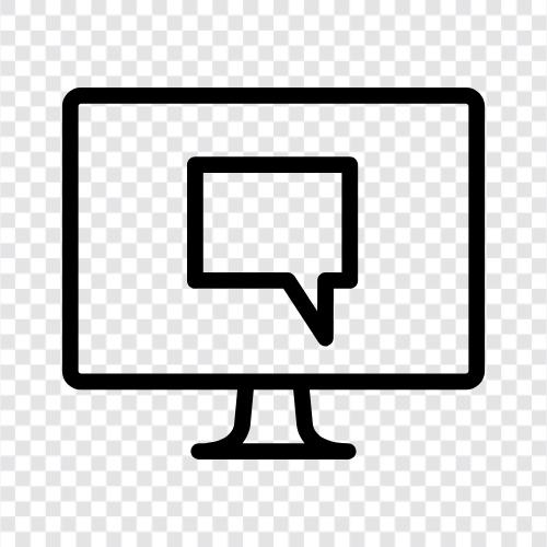 chat, conversation, online chat rooms, online chat software icon svg