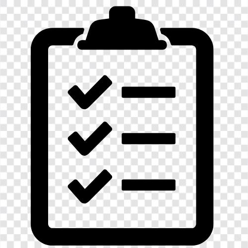 checklist, checklist for, checklist for a project, checklist for a job icon svg