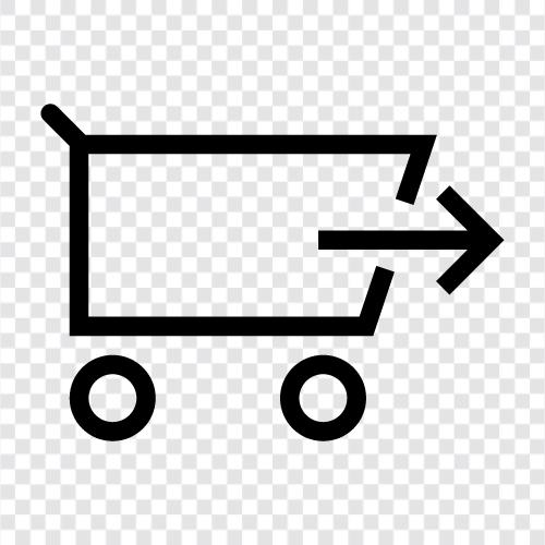 CheckoutProzess, Einkaufswagen Checkout, ECommerce Checkout, OnlineShopping symbol