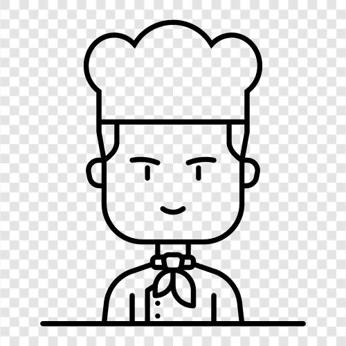 chef, cooking, food, recipes icon svg