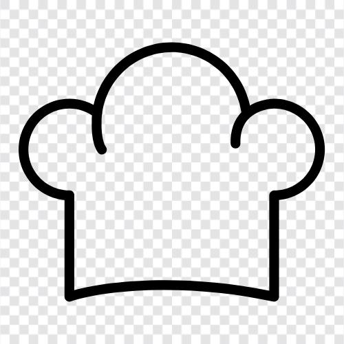 chef s hut, koch hut, koch s headwear, koch s kopf symbol