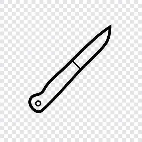 chefs knife, carving knife, sushi knife, pairing knife icon svg