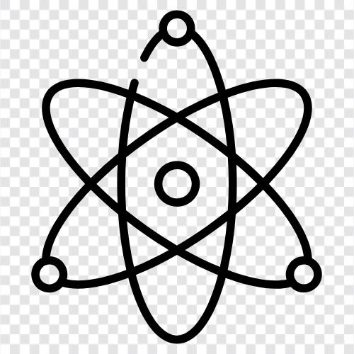 kimya, element, nükleus, protonlar ikon svg