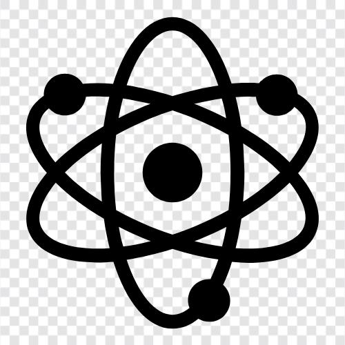 chemistry, elements, atomic number, isotopes atom icon svg