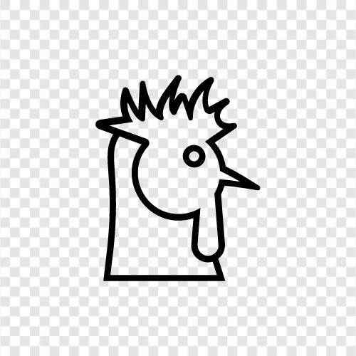 chicken, farm, eggs, farming icon svg