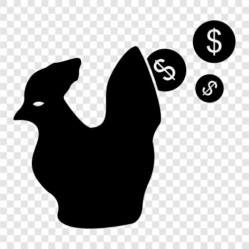 chicken, bank, savings, eggs icon svg