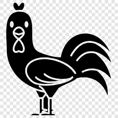 Huhn, Bauernhof, Eier, Schnabel symbol