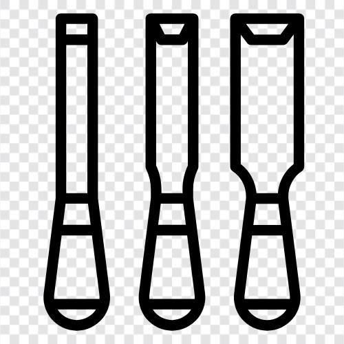 chisels, carving, shaping, beveling icon svg