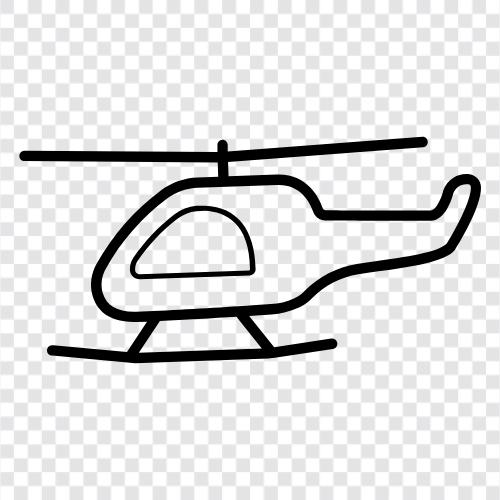 helikopter, rotor, kaldırma, uçuş ikon svg