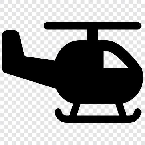 helikopter, rotor, uçak, ulaşım ikon svg