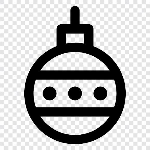 Weihnachtsschmuck, Weihnachtsbaum, Weihnachtsgeschenke, Weihnachtskugeln symbol