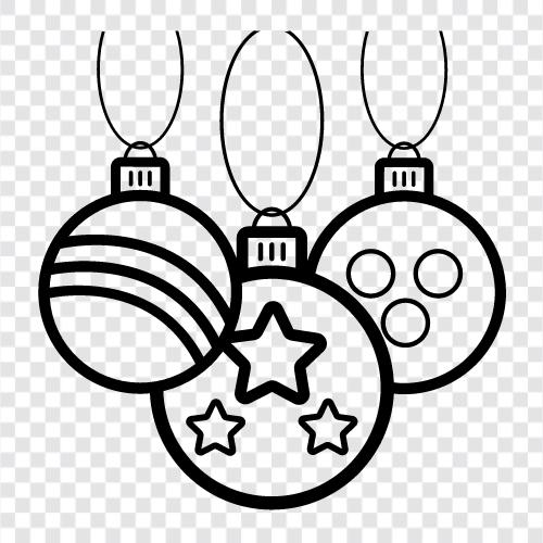 Christmas decorations, Christmas tree, Christmas ornaments, Christmas gifts icon svg