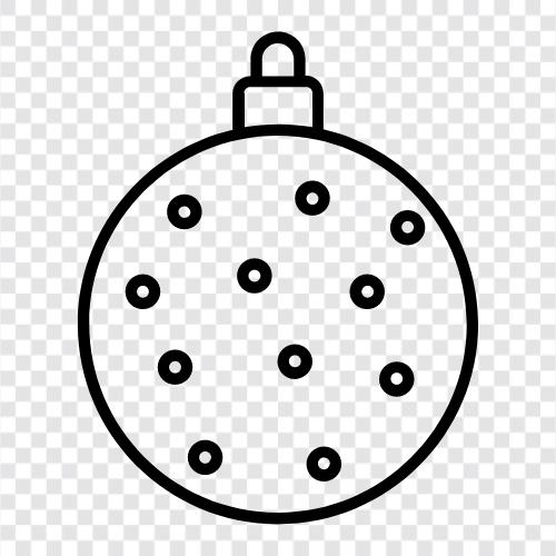 Weihnachtsfeier, Weihnachtstreffen, Weihnachtsball symbol