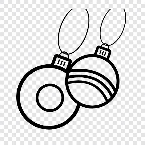 Christmas, decoration, wreath, garland icon svg