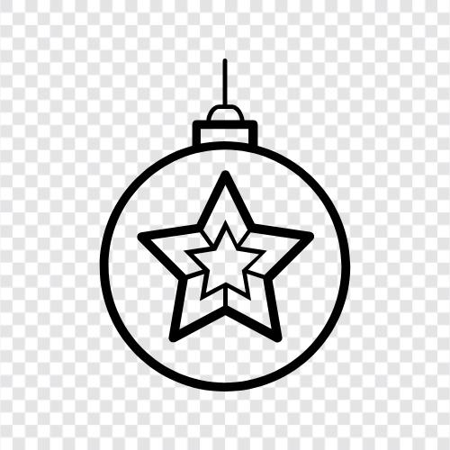 Weihnachtsschmuck, Weihnachtsbaumschmuck, Weihnachten symbol