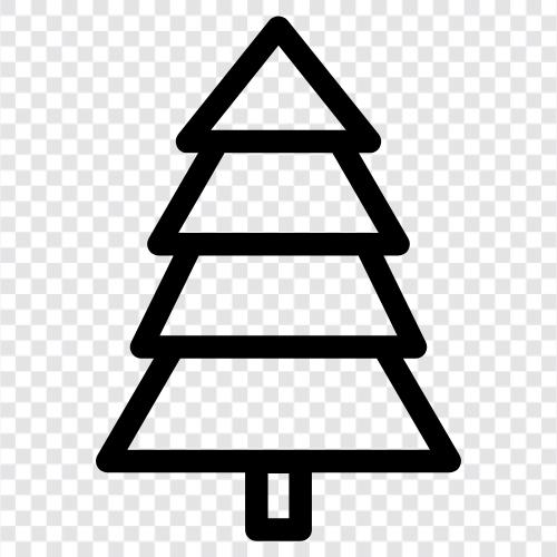 Christmas, pine, tree, needles icon svg