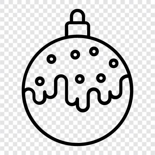 Weihnachtsfeier, Weihnachtsveranstaltung, Weihnachtsball symbol