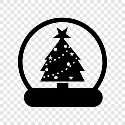 Christmas tree ornaments, Christmas tree decorations, Christmas tree gift icon svg