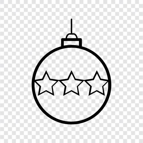 christmas tree, christmas lights, christmas ornaments, christ icon svg