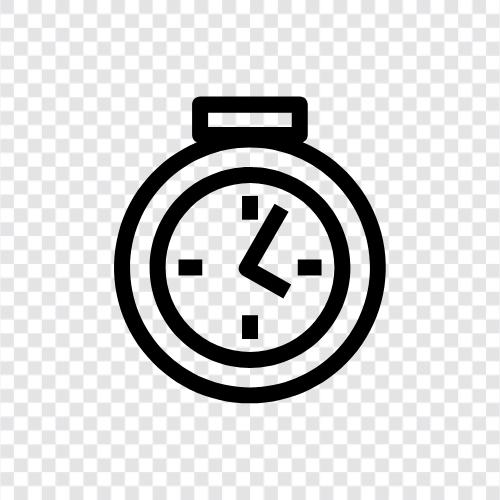 Chronograph, Timer, Clock, Stopwatch icon svg