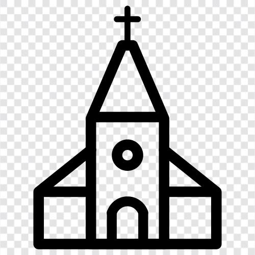 church, religious, spiritual, divine icon svg