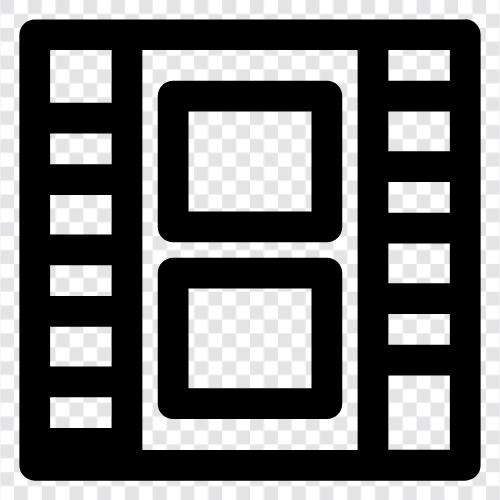 Kino, Film, Filmposter, Filmstille symbol