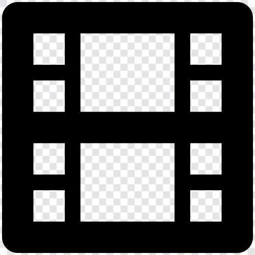Kino, Filmindustrie, Filmkritik, Filmfestivals symbol