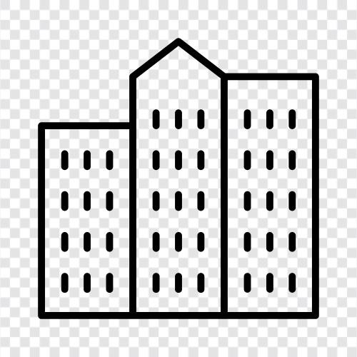City Life, Cityscapes, City Streets, City Architecture icon svg