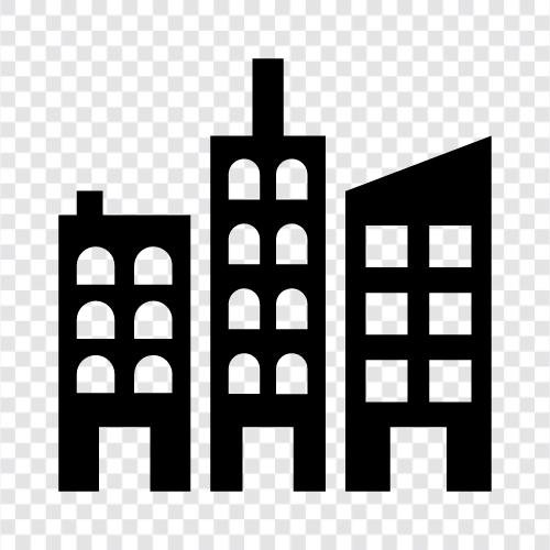 City life, Cityscape, Cityscape photography, The city icon svg