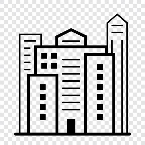 city planning, city development, city administration, city construction icon svg