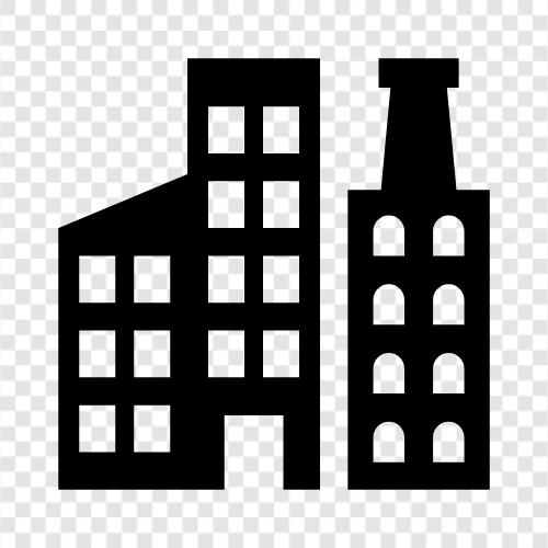 city, neighborhoods, architecture, urban planning icon svg