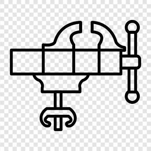 зажим, хватки, регулируемые козырьки, козырьки для магазина Значок svg