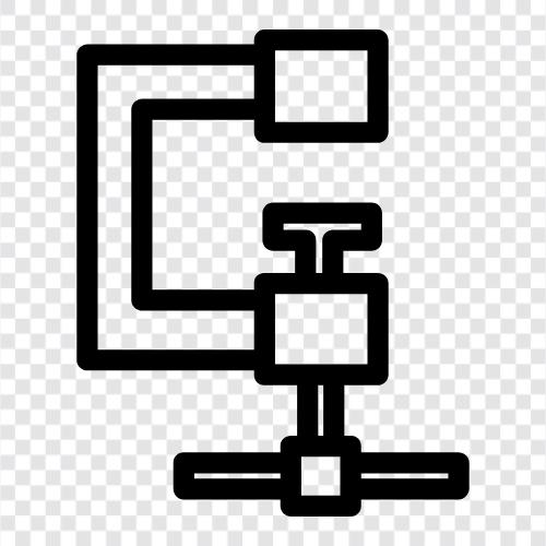 Klemme, Schraube, Handwerkzeug, Hardware symbol