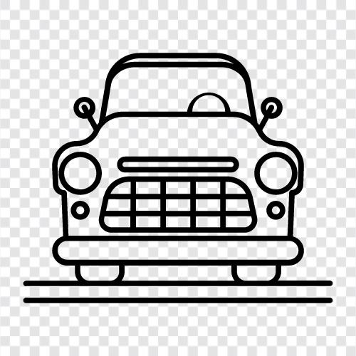 Классические автомобили, классические автомобильные автомобили, классические американские автомобили, классические автомобили из классической машины Значок svg