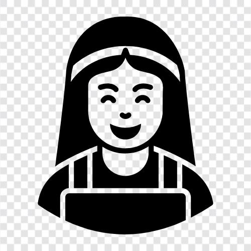 cleaning, housekeeping, maid, domestic icon svg