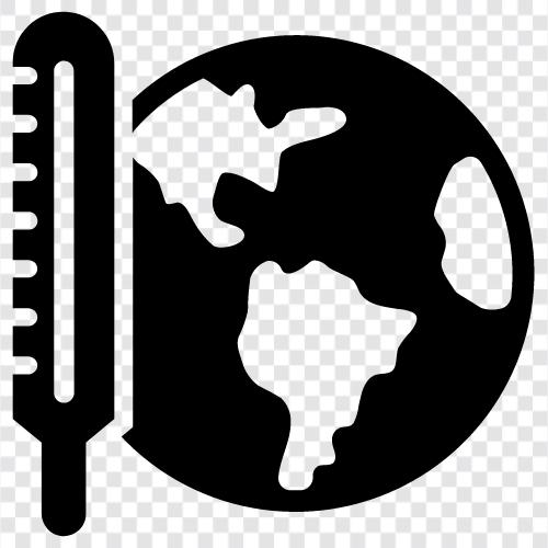 Изменение климата, CO2, решения в области глобального потепления, загрязнение Значок svg