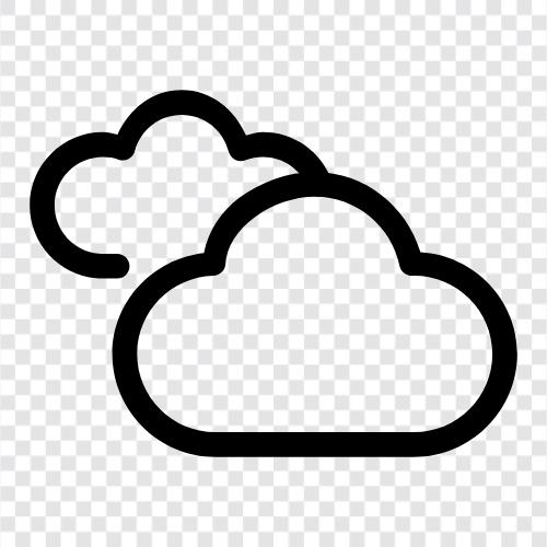 climate, clouds, gases, global Значок svg