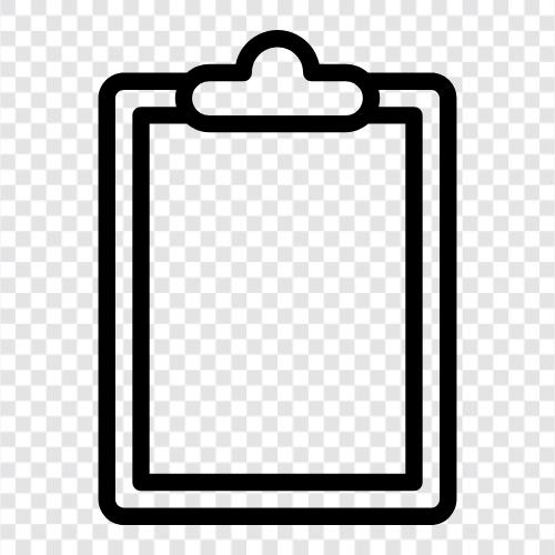 clipboard manager, clipboard history, clipboard contents, clipboard contents not saved icon svg