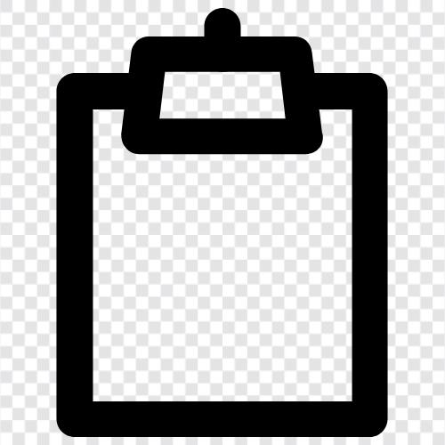 Clipboard software, clipboard manager, Clipboard icon svg