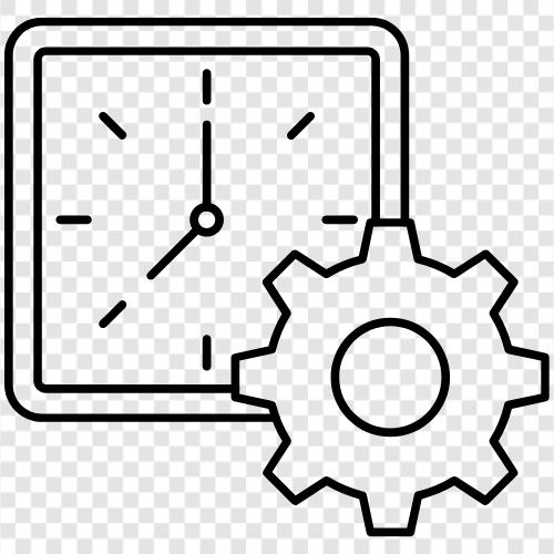 Clock, Time, Settings, Clock Settings icon svg