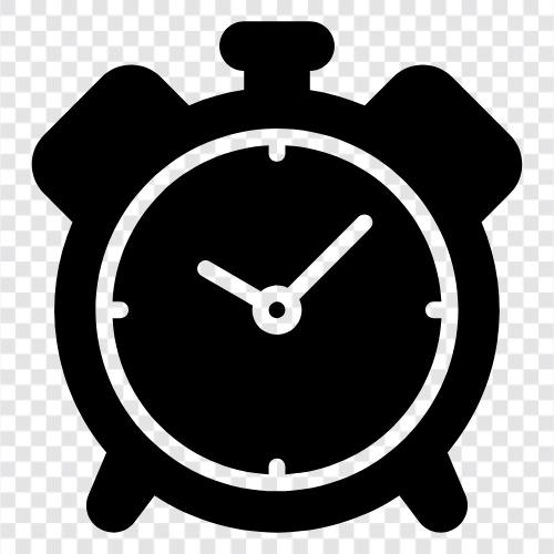 clock, time, timekeeping, alarm icon svg