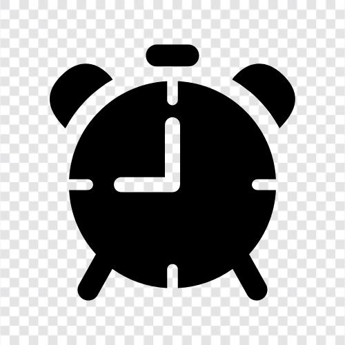 Clock, Silent Alarm, Bedtime Alarm, Wake Up Alarm icon svg