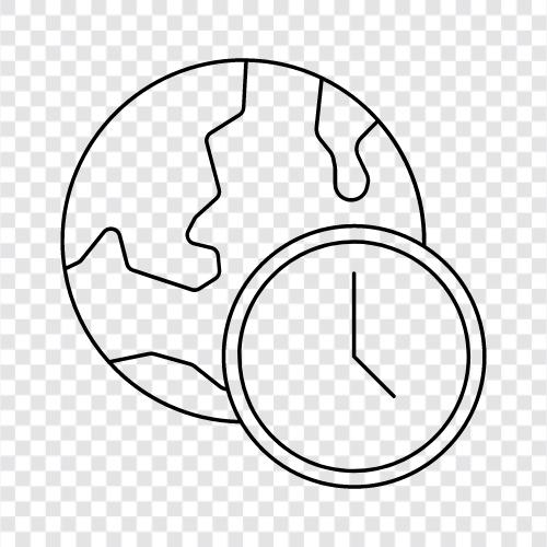 clock face, time, time zone, digital clock icon svg