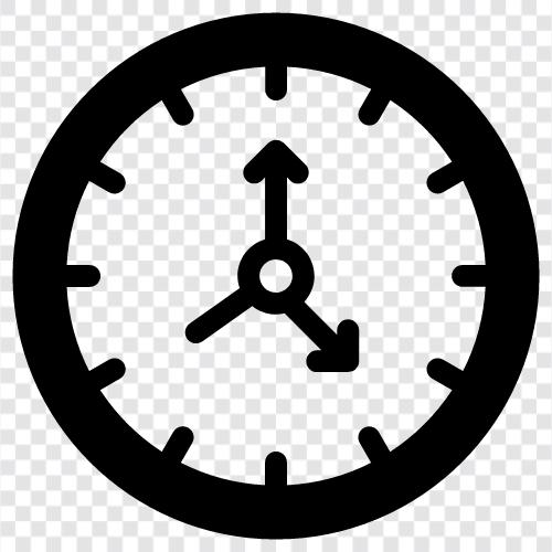 Uhr, digitale Uhr, analoge Uhr, Wecker symbol