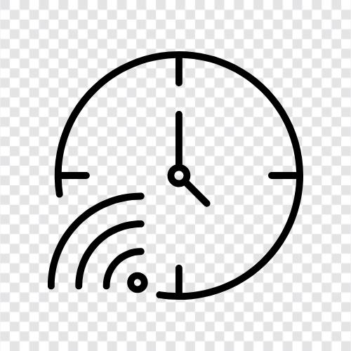 clock, time, IoT, smart home icon svg